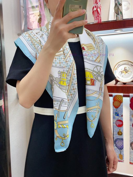 The new HERMES heavyweight new-style car square scarf is streamlined and fashionable, with aokqzq8r8 - Image 2