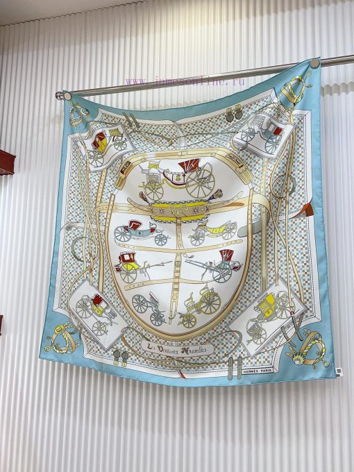 The new HERMES heavyweight new-style car square scarf is streamlined and fashionable, with aokqzq8r8 - Image 5