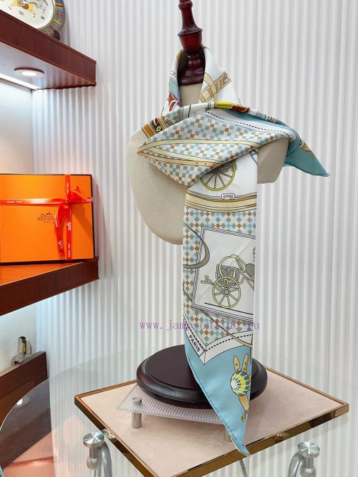 The new HERMES heavyweight new-style car square scarf is streamlined and fashionable, with aokqzq8r8 - Image 9