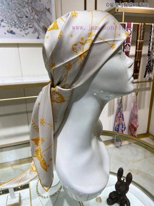 The new DO Home D Constellation and Butterfly 90 Silk Square Scarf is recommended for VIP prmz74yr60 - Image 5