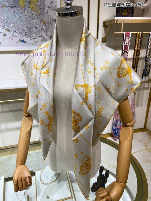 The new DO Home D Constellation and Butterfly 90 Silk Square Scarf is recommended for VIP prmz74yr60 - Image 8
