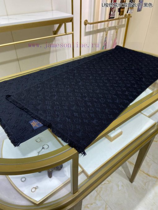 Classic Reproduction ◆ Lvjia L Woven Pattern Double sided Long Scarf Super Favorite, Very Stkg0a6gn0 - Image 6
