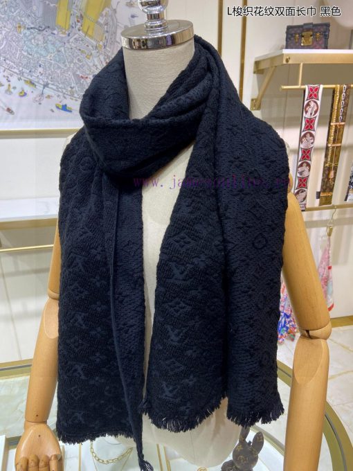 Classic Reproduction ◆ Lvjia L Woven Pattern Double sided Long Scarf Super Favorite, Very Stkg0a6gn0 - Image 8