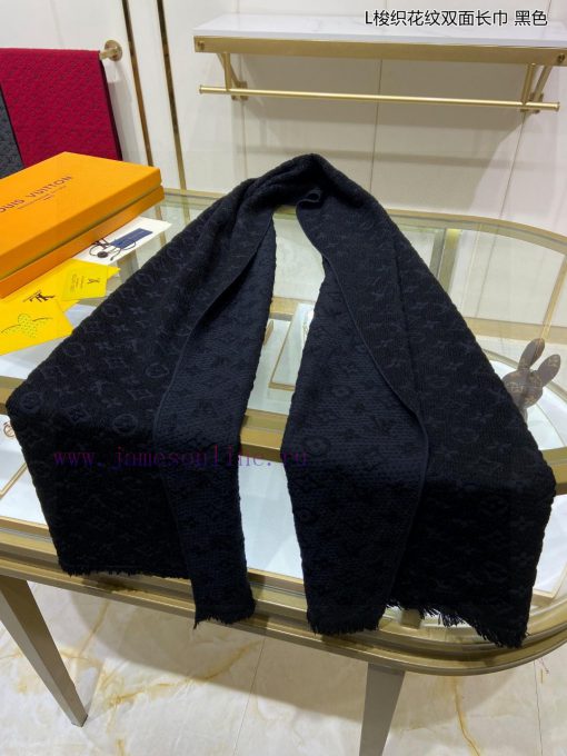 Classic Reproduction ◆ Lvjia L Woven Pattern Double sided Long Scarf Super Favorite, Very Stkg0a6gn0 - Image 11