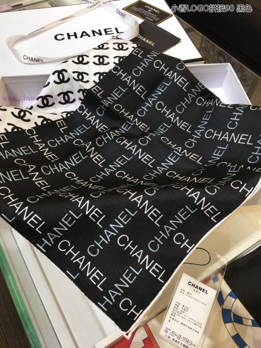 Chanel LOGO Splicing 90 adopts exquisite printing technology to present the pattern printing0zbstinh - Image 4