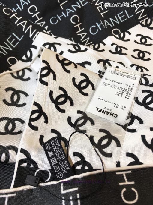Chanel LOGO Splicing 90 adopts exquisite printing technology to present the pattern printing0zbstinh - Image 6