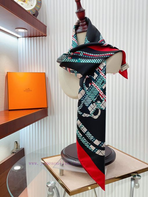 HERMES's new silk scarf is highly recommended for its gorgeous reins and 90 silk square. Witiq946z8k - Image 9