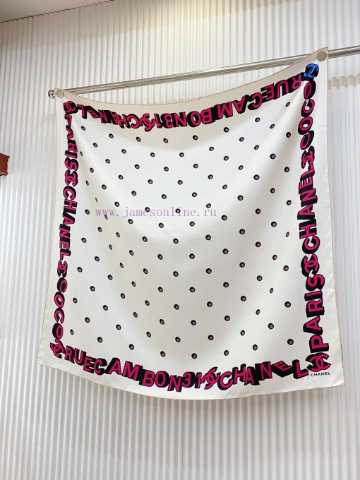 New Wave Dot Letter LOGO90 Silk Small Square Scarf for VIP Recommendation: Be sure to start q298t3lu - Image 5