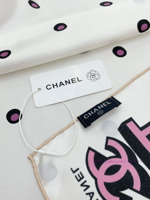 New Wave Dot Letter LOGO90 Silk Small Square Scarf for VIP Recommendation: Be sure to start q298t3lu - Image 7