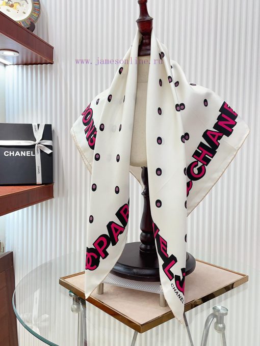 New Wave Dot Letter LOGO90 Silk Small Square Scarf for VIP Recommendation: Be sure to start q298t3lu - Image 10