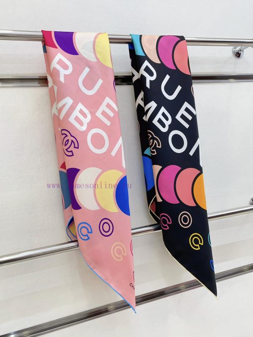 The new fantasy letter element 90 silk small square scarf is recommended for VIP promotion. 72eb1xty - Image 4