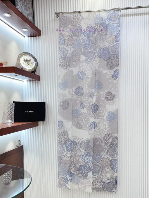Elegant and noble CHANEL baby like soft touch embroidered color logo long scarf for customeritr8hxdr - Image 6