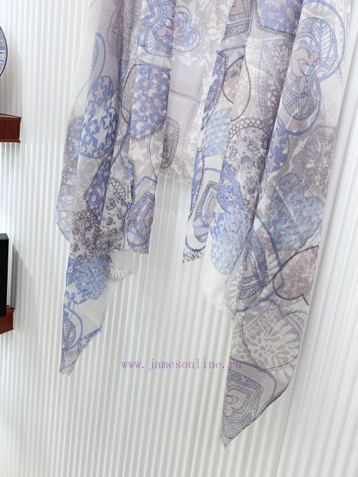 Elegant and noble CHANEL baby like soft touch embroidered color logo long scarf for customeritr8hxdr - Image 7