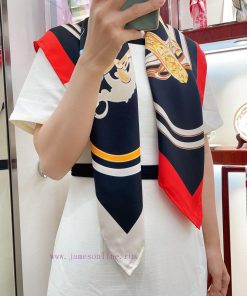HERMES Gorgeous Halt 90cm Silk Square Scarf "Gorgeous Halt" is one of Hermes' most representpr2pflhr
