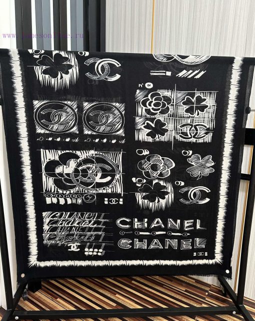 The new Chanel 2024 cashmere scarf is so beautiful that it's irresistible. The real product xzvdobk7 - Image 8