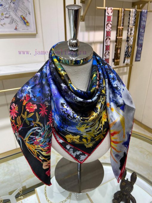 The new DO Dior single-sided silk square scarf is highly recommended by VIPs and must be purnajjjk37 - Image 7