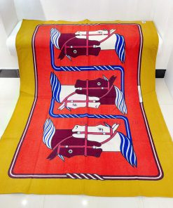 The highly anticipated HERMES blanket with digital inkjet printing is here, the most beautifen0eke55