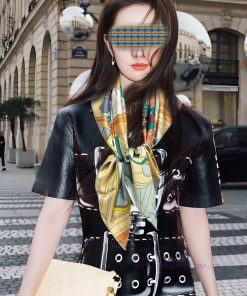 New HERMES [Lips] Square Scarf [Proud] Simple and stylish, with a great sense of quality [Tela20fnwq