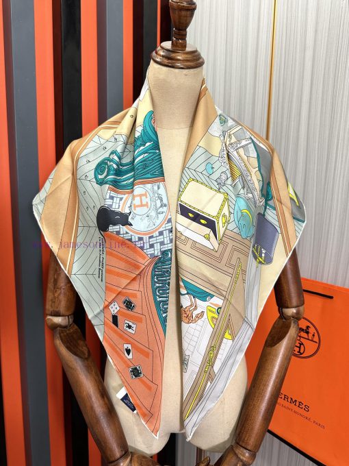 New HERMES [Lips] Square Scarf [Proud] Simple and stylish, with a great sense of quality [Tela20fnwq - Image 10