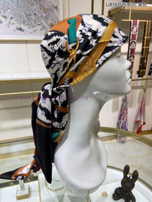 It's on the beef market now ‼ Sincere praise ‼L Tiger pattern and decorative strap 90 silk swps7qnlz - Image 5