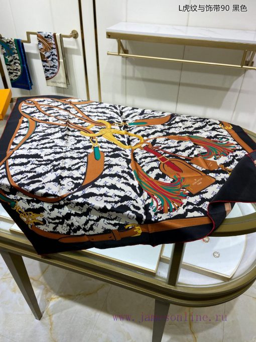 It's on the beef market now ‼ Sincere praise ‼L Tiger pattern and decorative strap 90 silk swps7qnlz - Image 9