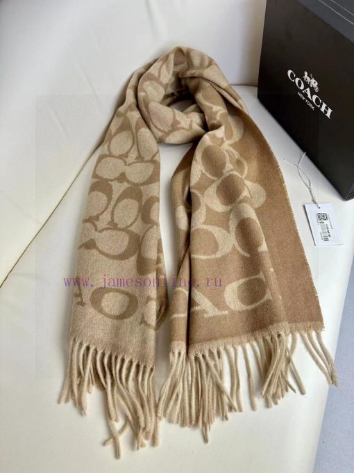The new model from Coach in 2023, the popular three color shawl from Coach, looks great not 4r72rony - Image 7