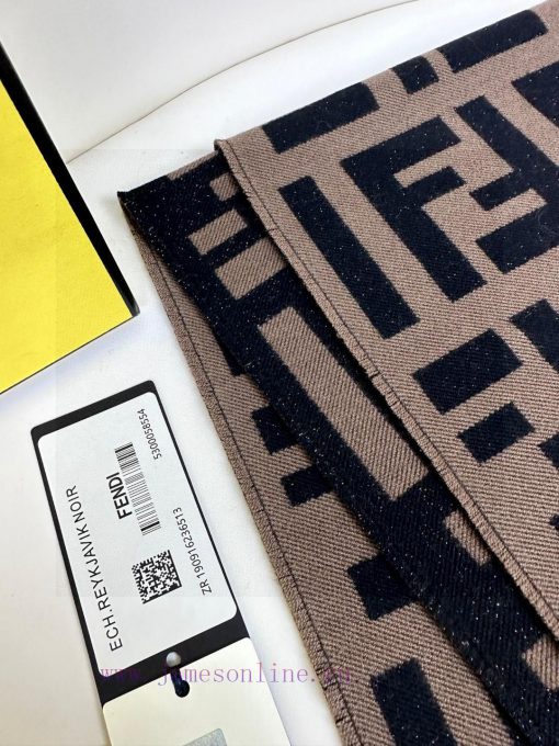 Gold and silver thread top of the line original single heavyweight is coming Fendi FENDI2023t45hgscr - Image 9