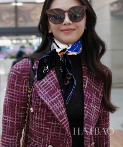 The new Chanel plaid badge 90 silk square scarf is recommended for VIP customers. You must so5eh4gw7