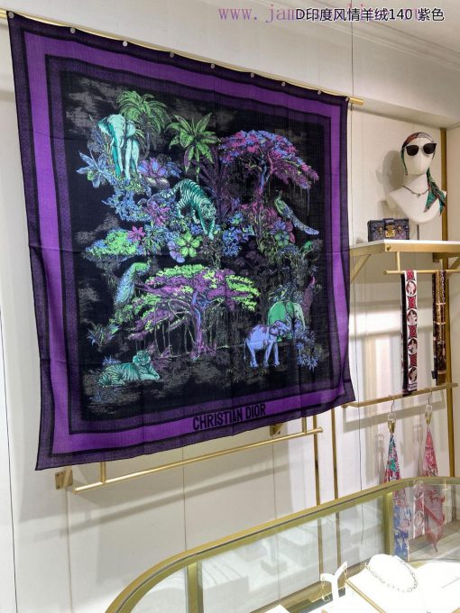 The new D Home D Indian style cashmere 140 cashmere square scarf is recommended for VIP custzqwj3wo7 - Image 4