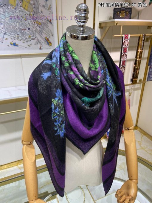 The new D Home D Indian style cashmere 140 cashmere square scarf is recommended for VIP custzqwj3wo7 - Image 7