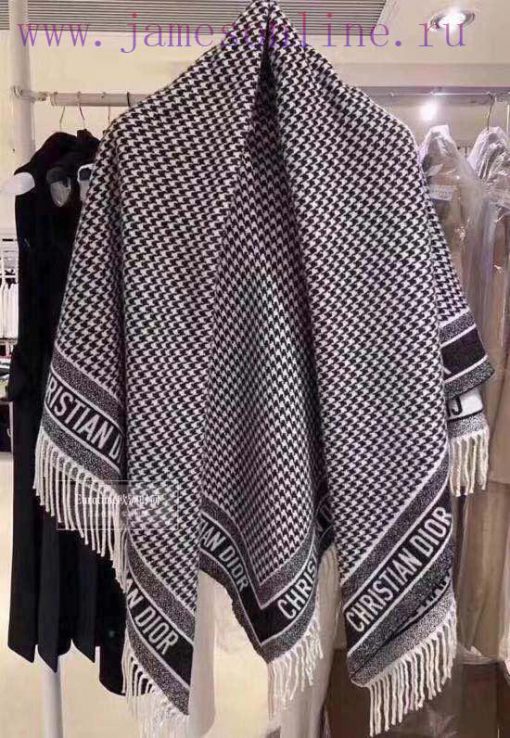 ️ CD Thousand Bird Grid Jacquard Large Scarf ️ Scarf, Shawl, and Blanket, a super stunning ososcew7m - Image 8