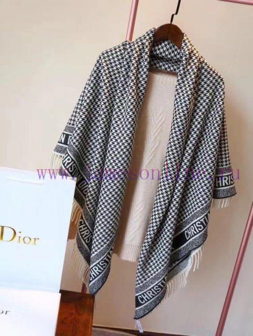 ️ CD Thousand Bird Grid Jacquard Large Scarf ️ Scarf, Shawl, and Blanket, a super stunning ososcew7m - Image 10