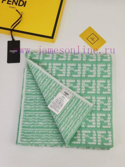 Fendi contrasting letter combinationWool and cashmere 30/7030*180cmSoft cashmere scarf full rflxymob - Image 2