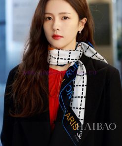 The new Chanel double C-letter grid 90 silk square scarf is recommended for VIP customers. Yfonlob0b