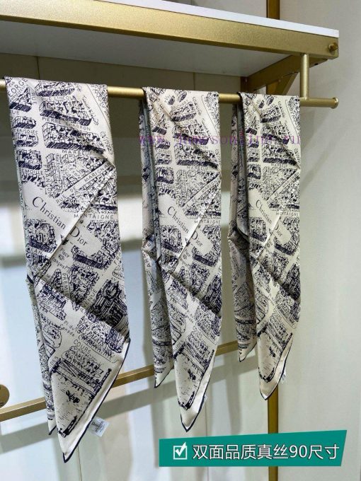 The latest Do Home specializes in double-sided, same color silk square scarves that are easyq9esxgxp - Image 4