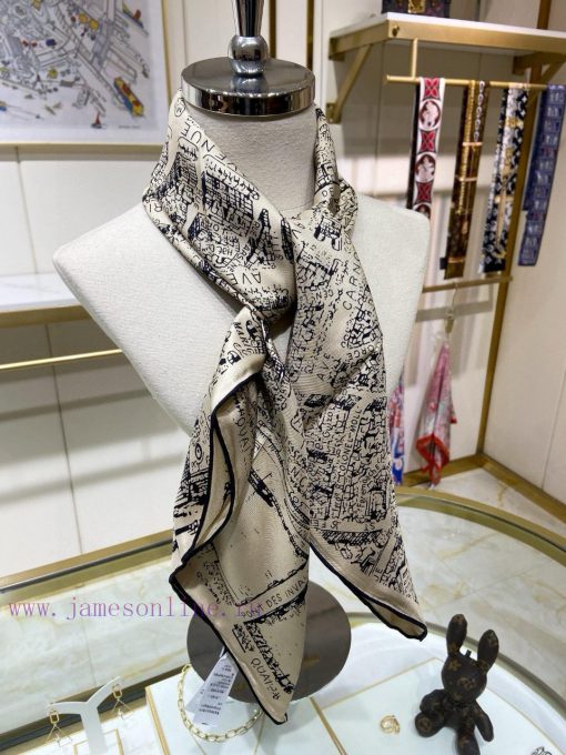 The latest Do Home specializes in double-sided, same color silk square scarves that are easyq9esxgxp - Image 9