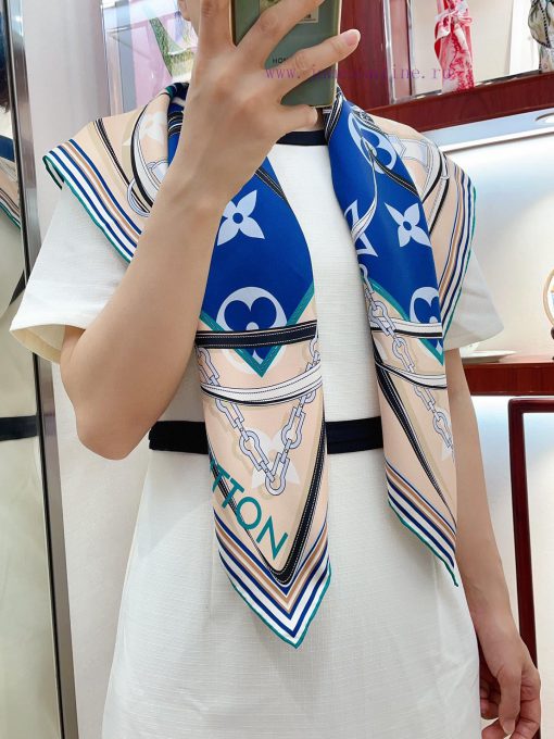 Sincere praise for LV's new L ribbon pattern 90 Ultimate Monogram handkerchief, which reintenufecg9g - Image 2
