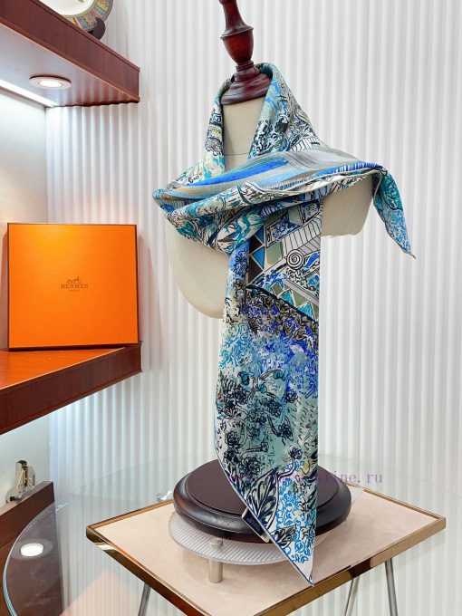 HERMES's new silk scarf looks great when you buy it. We recommend the Soaring Fortune Dream c42j3zkr - Image 10