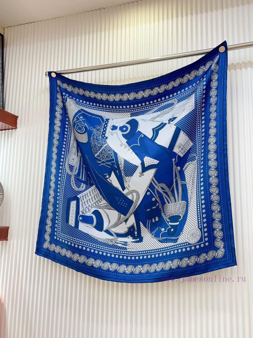 HERMES's new silk scarf looks great when you buy it. We recommend Zoaf and Dragon Knight 90 tjc3o3r5 - Image 5