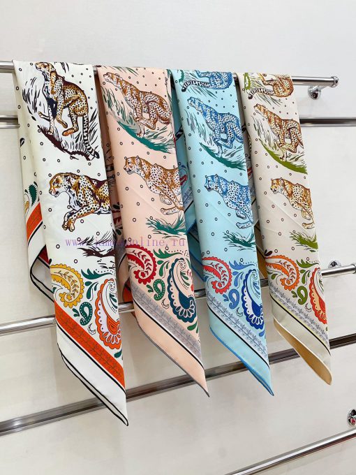 18mm double-sided different color silk scarf Hermes double-sided silk scarf has a new new co6di3lifv - Image 4