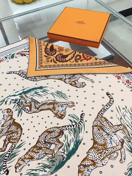 18mm double-sided different color silk scarf Hermes double-sided silk scarf has a new new co6di3lifv - Image 7