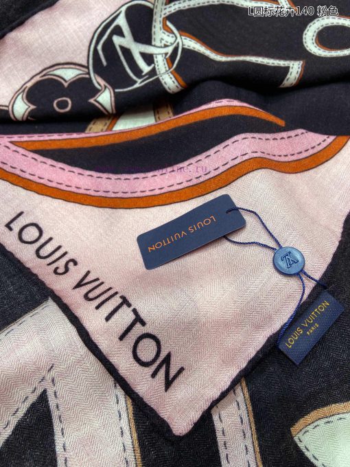 High end customization truly praises the L round label floral 140 cashmere square scarf from5uxvqiez - Image 10