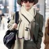 The new fragrant silver striped cashmere knitted long scarf is so beautiful [tears]. It is ab72ktjk5