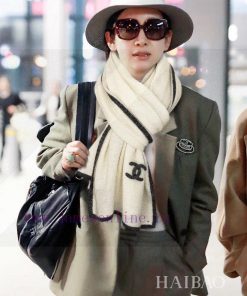 The new fragrant silver striped cashmere knitted long scarf is so beautiful [tears]. It is ab72ktjk5