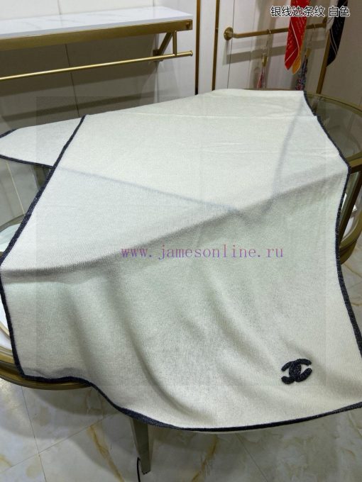 The new fragrant silver striped cashmere knitted long scarf is so beautiful [tears]. It is ab72ktjk5 - Image 4