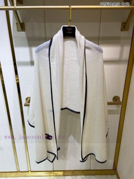 The new fragrant silver striped cashmere knitted long scarf is so beautiful [tears]. It is ab72ktjk5 - Image 8