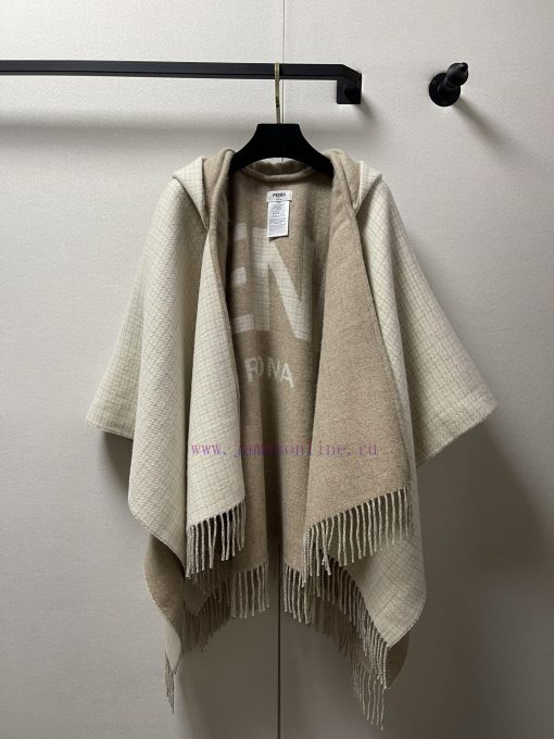 Coat style cape, Fendi dual sided hooded cape, Fendi's new cape, another divine operation duz8nqxm8b - Image 2