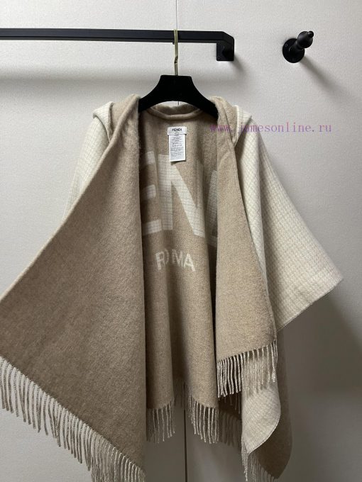 Coat style cape, Fendi dual sided hooded cape, Fendi's new cape, another divine operation duz8nqxm8b - Image 7