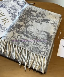 Dior (animal gray) high-quality CD animal printed long scarf, scarf and shawl dual-use, a su9d4lhy8y