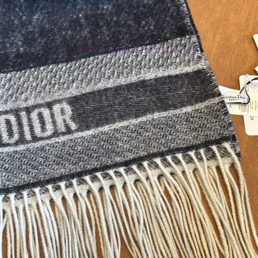 Dior's Oblique print scarf reinterprets the classic Dior logo, showcasing a modern spirit. Ifp5l3cu0 - Image 3